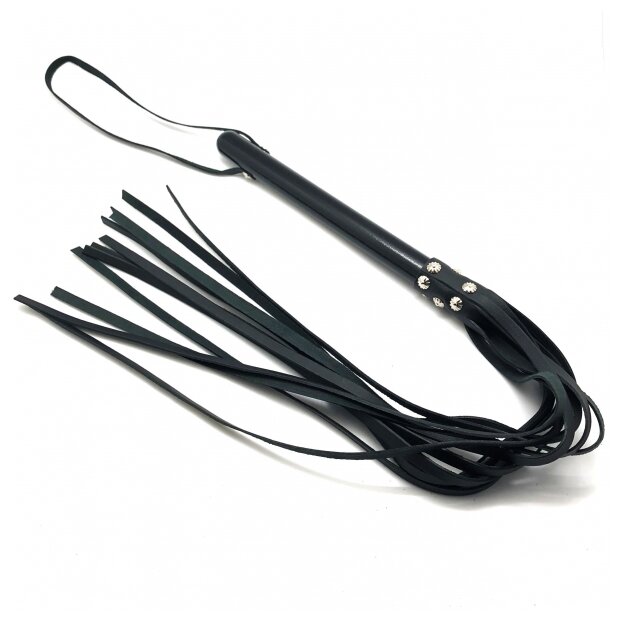 Long Sword Leather Straps and Wooden Handle 80cm Black