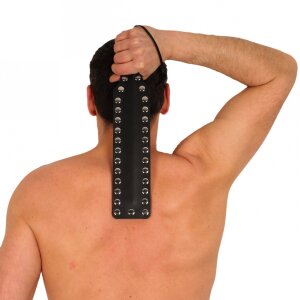 Leather Paddle - 37 Metal Studs - 38 x 7.5 cm