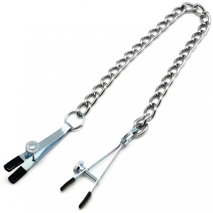 Metal Breast Clamp With Chain
