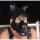 Puppy Set Purple Leather Ears And Tongue