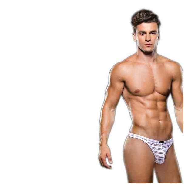 Microfiber Thong White S - XL