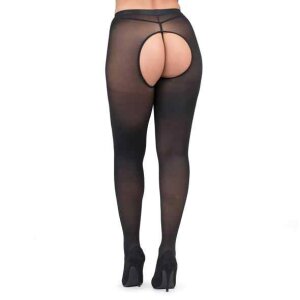 Fifty Shades of Grey - Strumpfhose offen schwarz One Size...