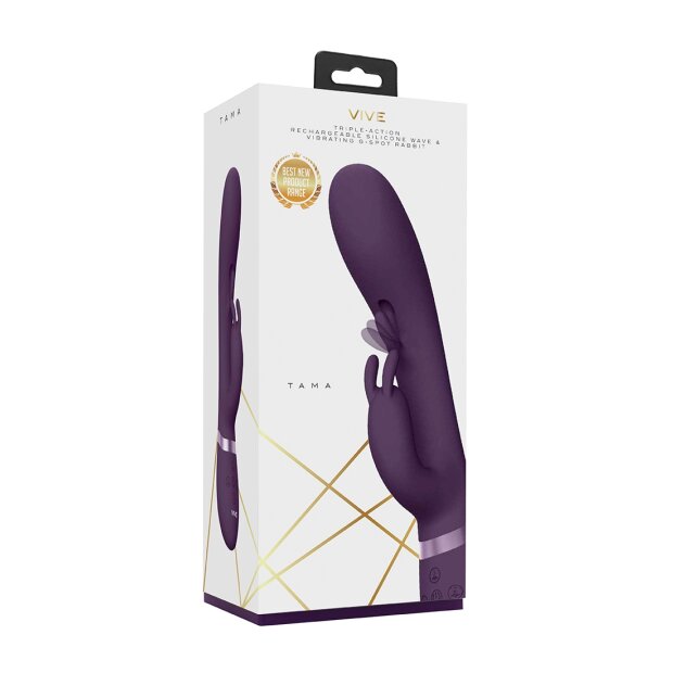 Tama - Wave & Vibrating G-Spot Rabbit - Purple