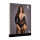 Criss Cross Neck Bodystocking - Black Queensize