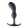 Premium Silicone Weighted Prostate Plug - Large - Black