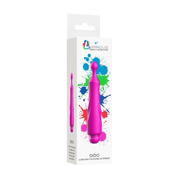Luminous Dido ABS Bullet With Silicone Sleeve Spezialvibrator Pink 12,9 cm ⌀ 2,5 cm