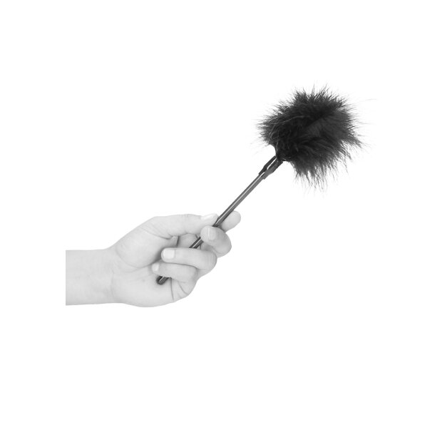 Shots - Ouch! Feather Tickler Schwarz 26 cm