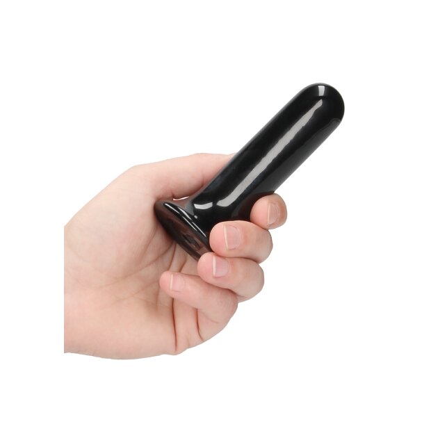 Thumby - Glass Vibrator - With Suction Cup and Remote - Rechargeable - 10 Speed - Black