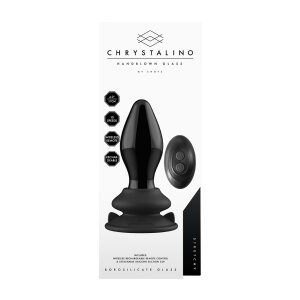 Stretchy - Glass Vibrator - With Suction Cup and Remote -...
