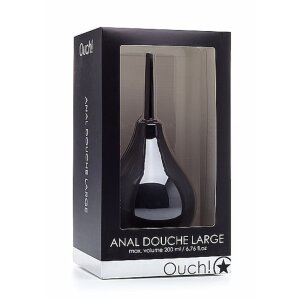 Shots - Ouch! Anal Douche Large Intimdusche Schwarz 200 ml