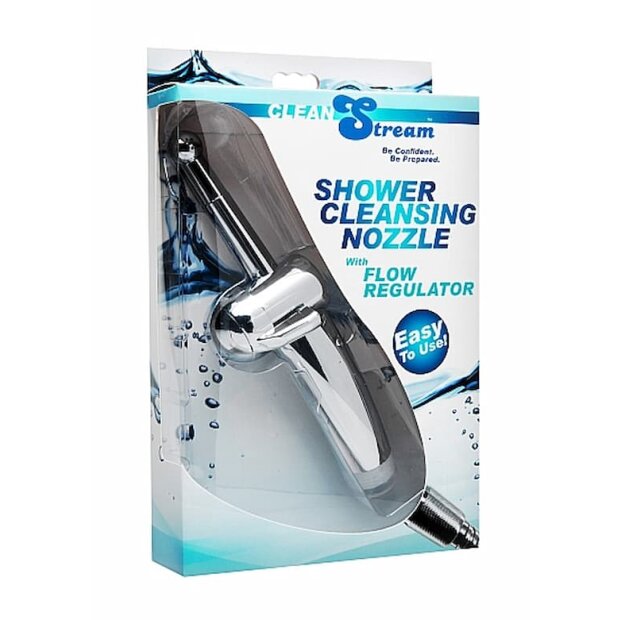 Clean Stream Shower Cleansing Nozzle Intimdusche Duschkopf Silber