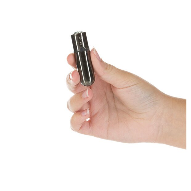 PowerBullet First Class Mini Bulllet with Crystal 9 Function Gun Metal