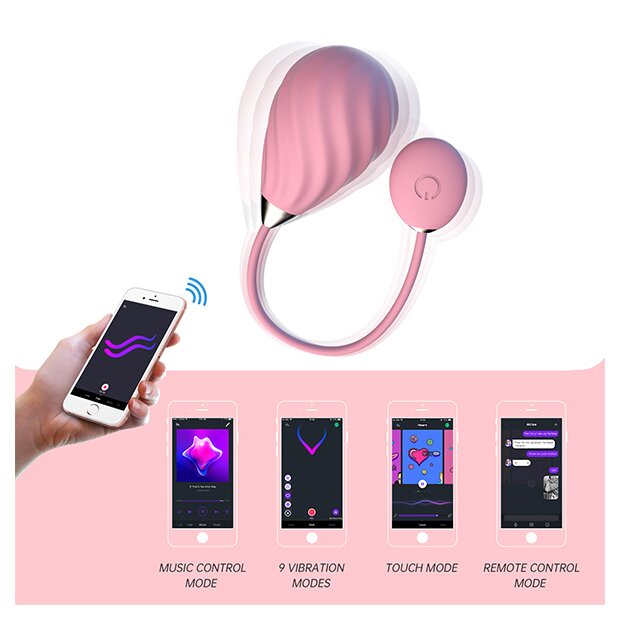 Magic Motion Magic Sundae App Controlled Love Egg Pink