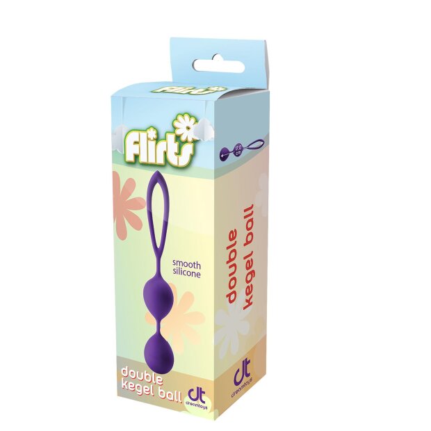 Dream Toys Flirts Kegel Balls Liebeskugeln Lila ⌀ 3 cm