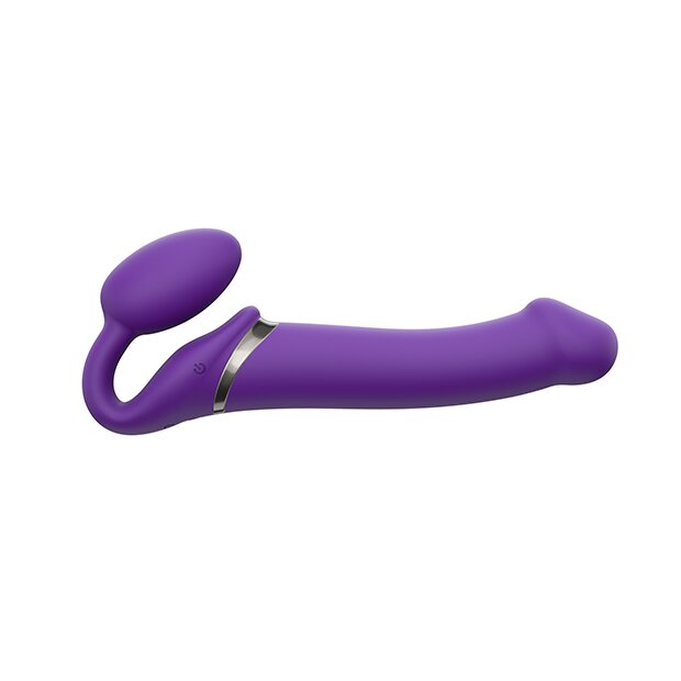 Strap-On-Me Vibrating Bendable Strap-On Large Strapless Lila