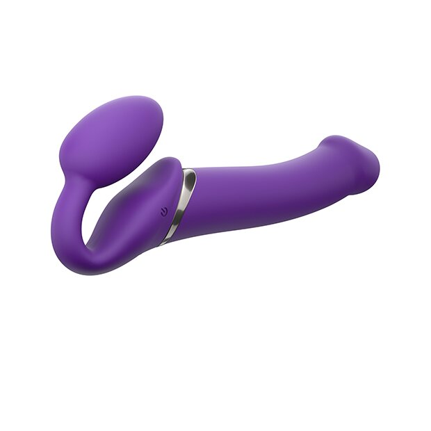 Strap-On-Me Vibrating Bendable Strap-On Large Strapless Lila