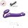 Strap-On-Me Vibrating Bendable Strap-On Large Strapless Lila