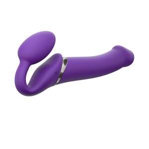 Strap-On-Me Vibrating Bendable Strap-On Medium Strapless...