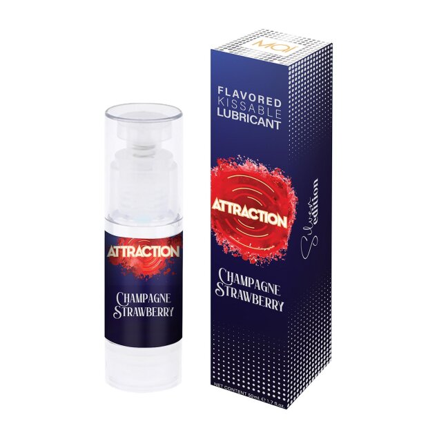 Mai Attraction Kissable Lubricant Champagne Strawberry Flavor 50ml