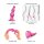Strap-On-Me Dildo Plug Beads Metallic Raspberry Pink M Strap-On Pink