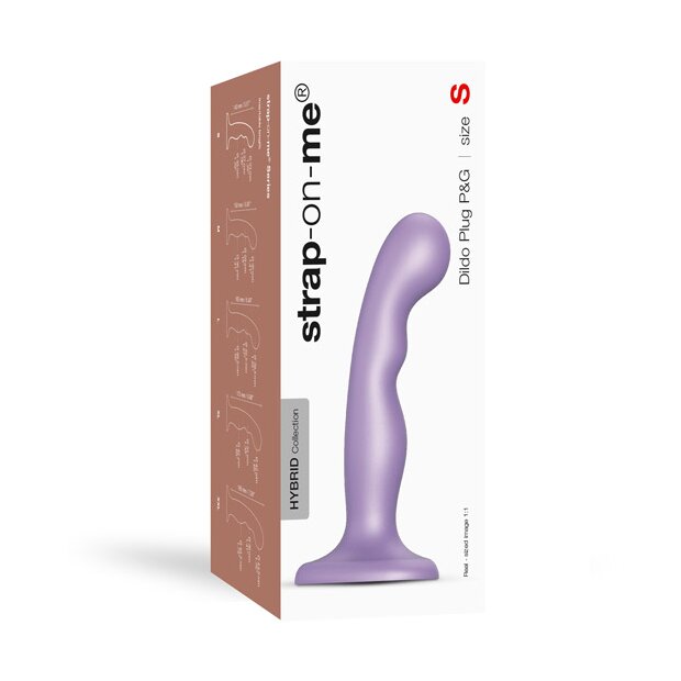 Strap-On-Me Dildo Plug PG Metallic Lilac Small Strap-On Lila