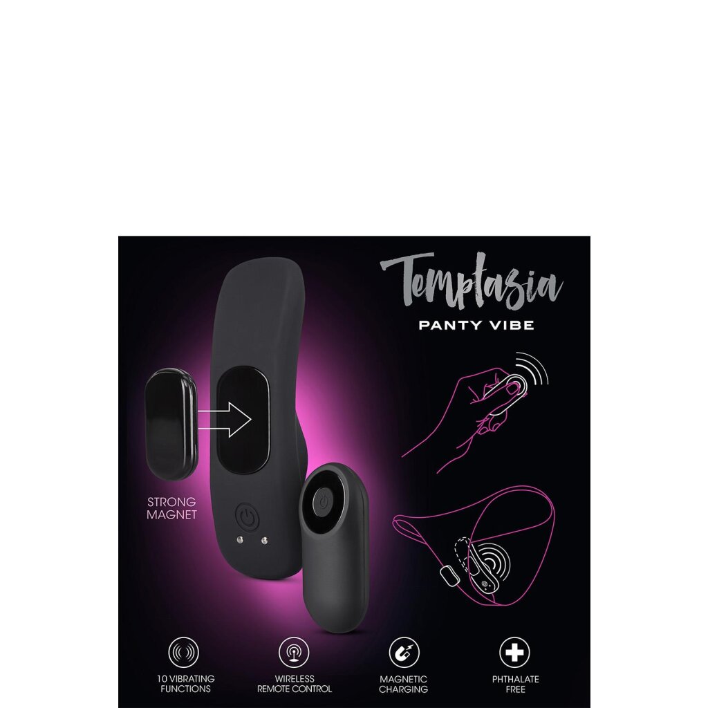 Temptasia Remote Control Panty Vibe Black, 71,95
