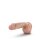 Dr. Skin Plus 8 Inch Thick Poseable Dildo With Squeezable Balls Vanilla - 21,6 cm