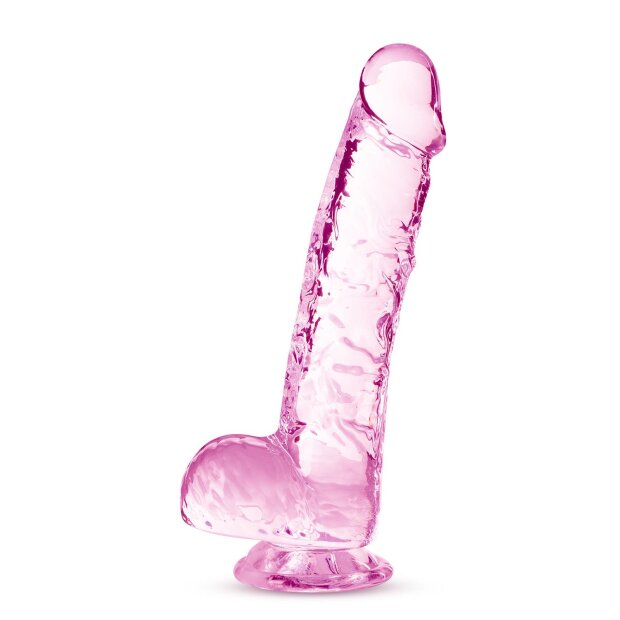 Naturally Yours  6" Crystalline Dildo  Rose - 15,2 cm