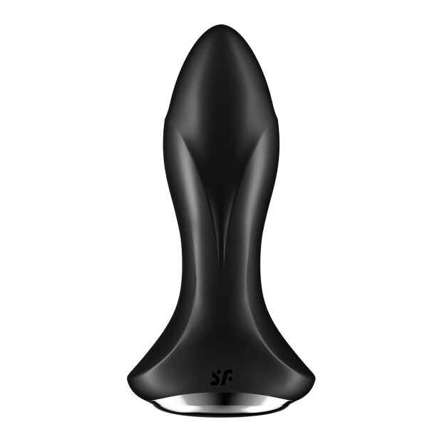 Satisfyer Rotator Plug 1+ Black - 3,8 cm