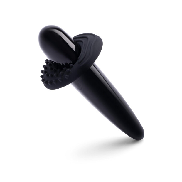 Le Wand Crystal Slim Wand Spezialdildo Schwarz