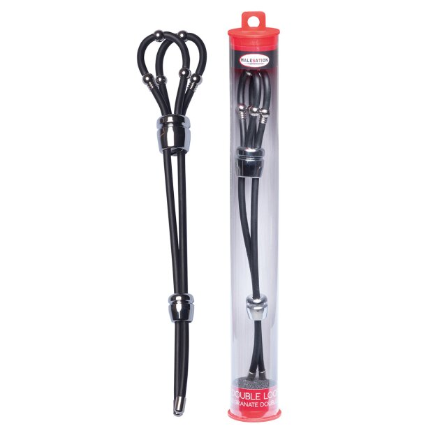 Malesation Double Loop Granate Double Chrome Penisschlaufe Silber