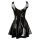 Lack Kleid schwarz XS - 2XL