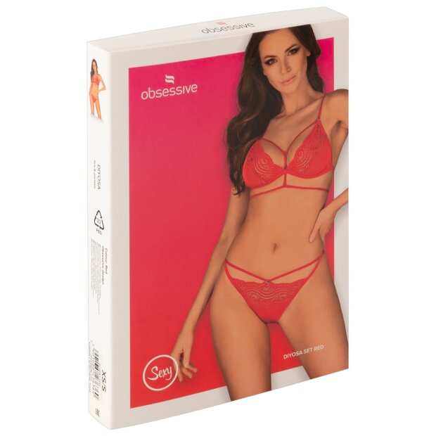 Obsessive BH Set Red XS - L