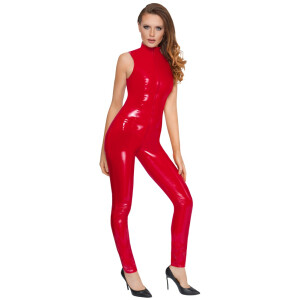 Vinyl Jumpsuit red XL