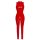 Vinyl Jumpsuit red XL