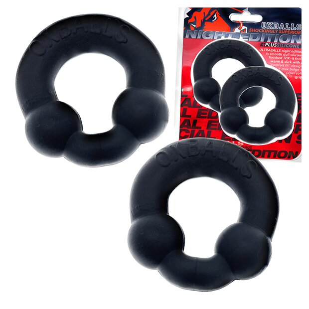 Oxballs Ultraballs 2-pack Cockring Special Edition Night