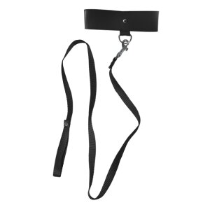 Sportsheets Sex & Mischief Black Leash & Collar