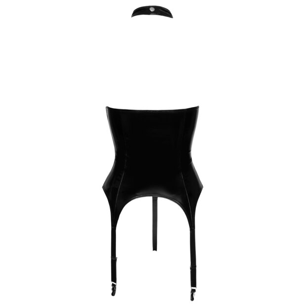 Vinyl suspender shirt XL