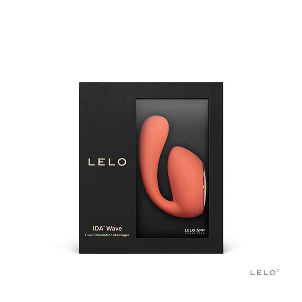 Lelo Ida Wave Dual Stimulation Massager Coral Red