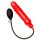 Red inflatable dildo 15 x 4.5cm