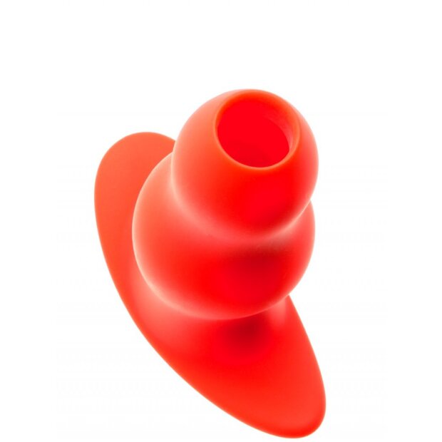 Plug Tunnel Stretch Red Small 11 x 5 cm
