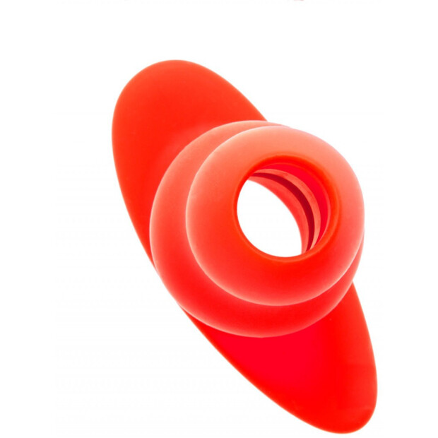 Plug Tunnel Stretch Red Small 11 x 5 cm