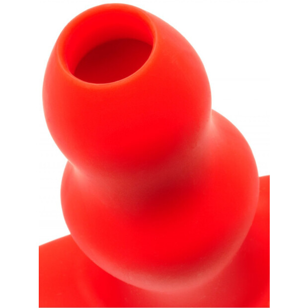 Plug Tunnel Stretch Red Small 11 x 5 cm