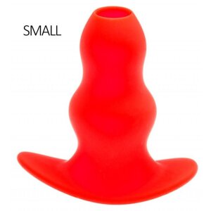 MK Toys Plug Tunnel Stretch Red Small Analplug Rot ⌀ 5 cm