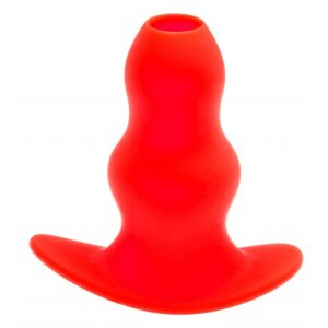 MK Toys Plug Tunnel Stretch Red Small Analplug Rot ⌀ 5 cm