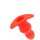Plug Tunnel Stretch Red Small 11 x 5 cm