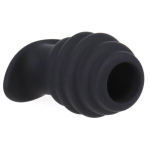 FUKR Plug Tunnel Hollow Out Large Tunnelplug Schwarz ⌀ 6 cm