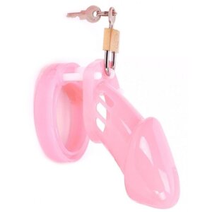 Locky Chastity Cage 8 x 3.3 cm Pink