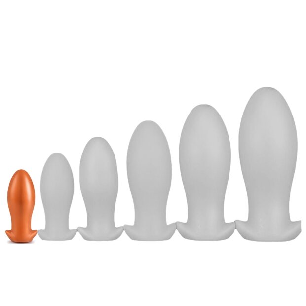 EggPlay Dragon Egg Soft Silicone Butt Plug S Analplug Orange ⌀ 4,5 cm