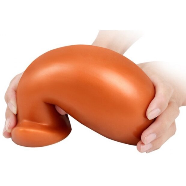 EggPlay Dragon Egg Soft Silicone Butt Plug S Analplug Orange ⌀ 4,5 cm